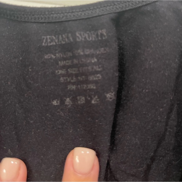 Black Cross Front Bandeau Top - Picture 5 of 5